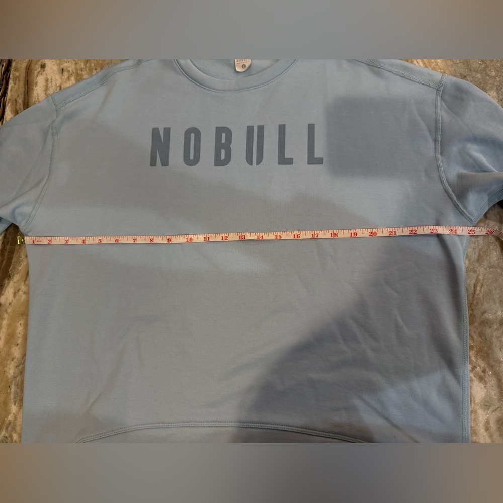 NWT Women’s NOBULL light blue Crew pullover sweatshirt- Size large - Picture 8 of 10